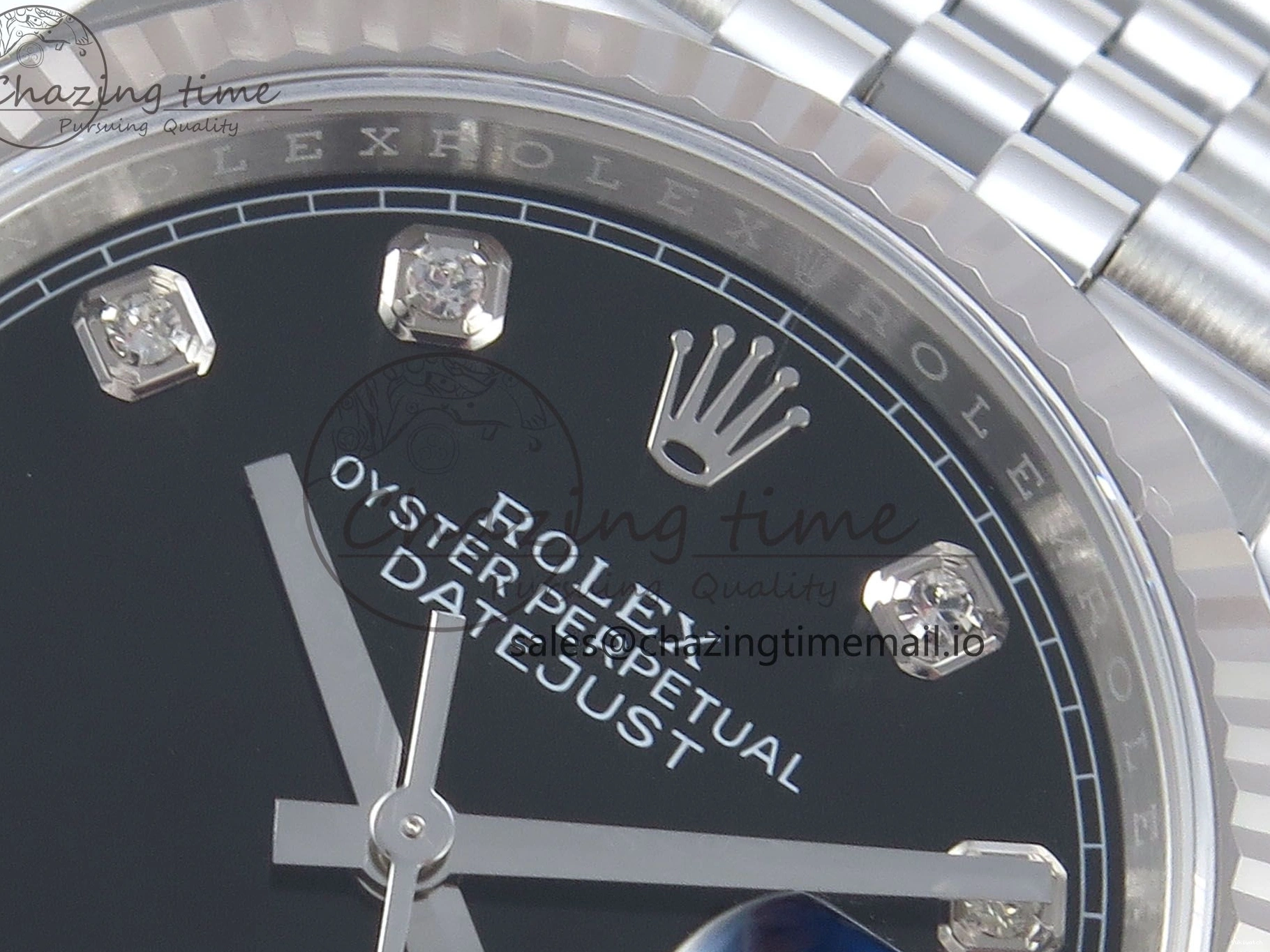 36 A3235 Jubilee 126234 EWEF Dial Best Black DateJust Diamonds Bracelet Edition on 0227